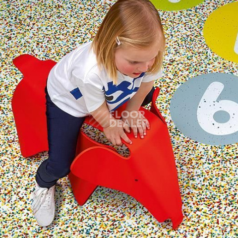 Forbo Sphera Energetic 53200 confetti snow фото 2 | FLOORDEALER